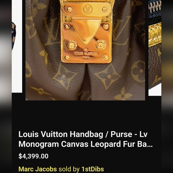 A Collector’s Dream! Limited Edition Louis Vuitton Rare tribute exotic bag fur - Picture 3 of 16